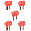10 Pcs Wooden Badminton Rackets With Short Handle 10