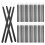 500 Pcs Disposable Lip Brushes Portable Lash Applicators 2