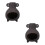 2Pièces Support Encens Purifiant Céramique , Cadeau Élégant 2