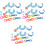 3 Sets Chain Link Earrings Dangle Stud Statement For Women 5