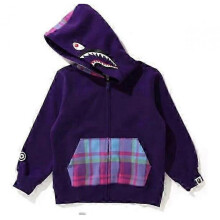 (4XL, unisex) BAPE WGM Camo 3D Hooded Zip Up Shark Sweatshirt for Kids Boys Girls Youth Casual Jacket 2025