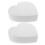 4 Pcs Heart Shaped Foam Cake Dummy For Wedding And Baking Practice 3