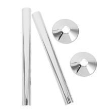 2 Sets Radiator Pipe Cover Plumbing Cover Plates For Walls