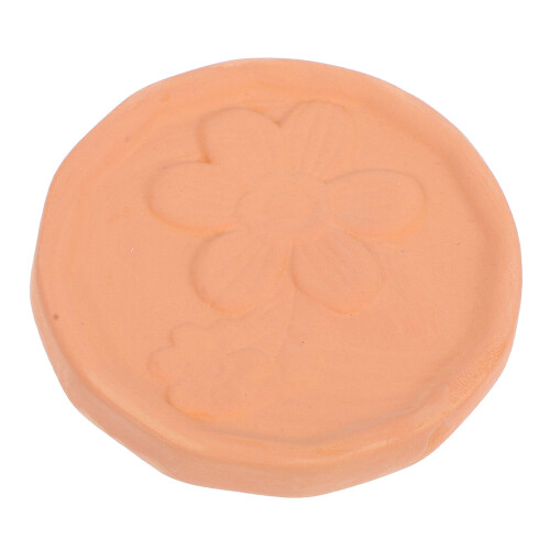 3Pcs Reusable Brown Sugar Softener Discs Flower Shape Terracotta 1