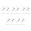 100 Pcs Reusable Anti Theft Hard Tags With Pins 5