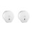 2Pcs Round Roll Paper Holder Wall Mounted Bathroom Tissue Dispenser White 10