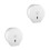 2Pcs Round Roll Paper Holder Wall Mounted Bathroom Tissue Dispenser White 6