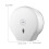 2Pcs Round Roll Paper Holder Wall Mounted Bathroom Tissue Dispenser White 3