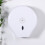 2Pcs Round Roll Paper Holder Wall Mounted Bathroom Tissue Dispenser White 11