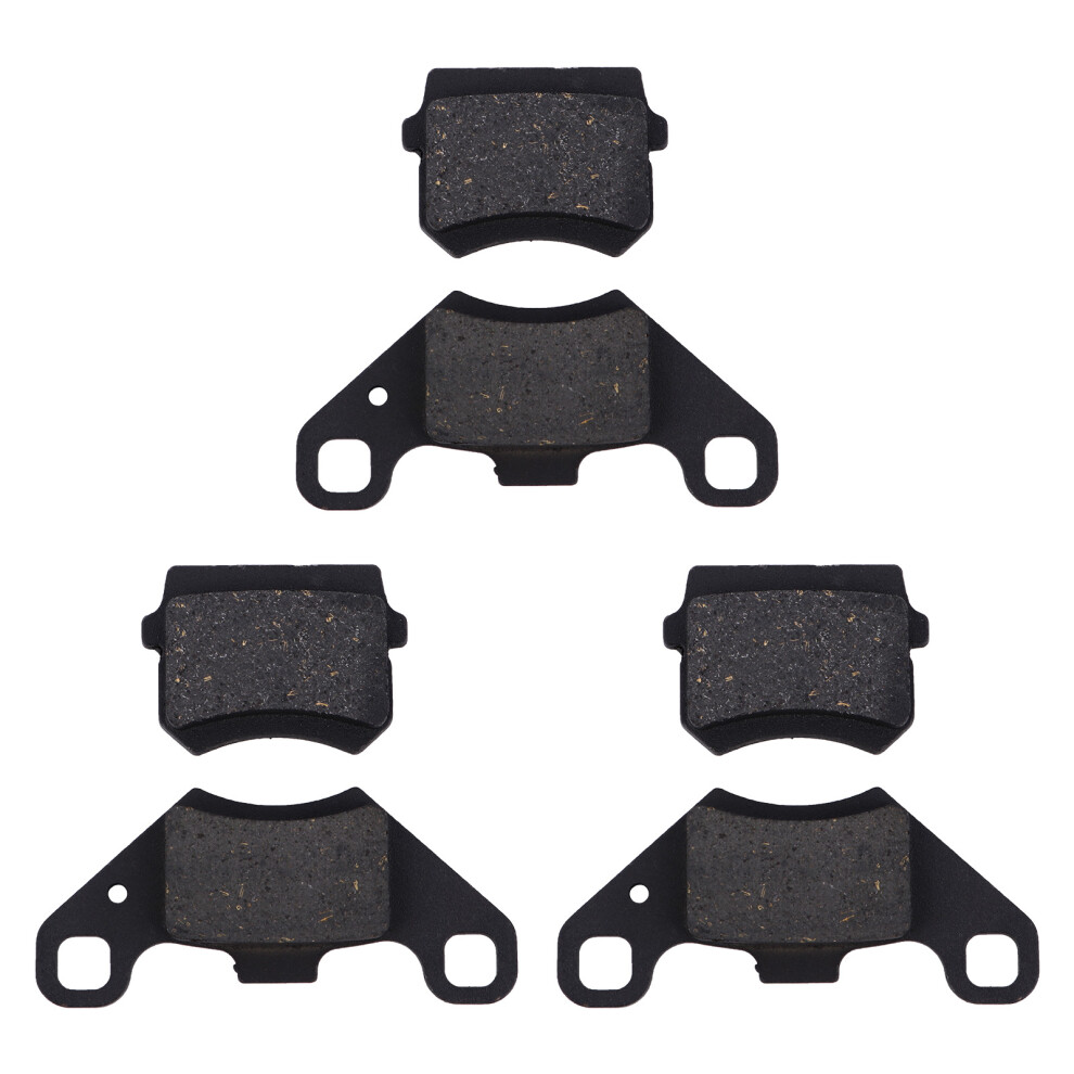 6 Sets Wear-Resistant Atv Front Brake Pads Black-image-OPC-PKYGMXW-NEW