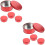 8 Pcs Round Cookie Tins With Lids Candy Gift Boxes Party Containers 8