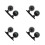 4Pcs Adjustable Dashboard Compass 2 In 1 Car Thermometer Navigation Ball 10
