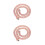 2Pièces Rose En Style Punk 9