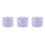 3Pcs Lavender Plastic Denture Case Leak-Proof Braces Organizer Travel 6