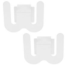 2Pcs Slipper Holder Wall Mounted No Drill Shoe Rack Bathroom Organizer