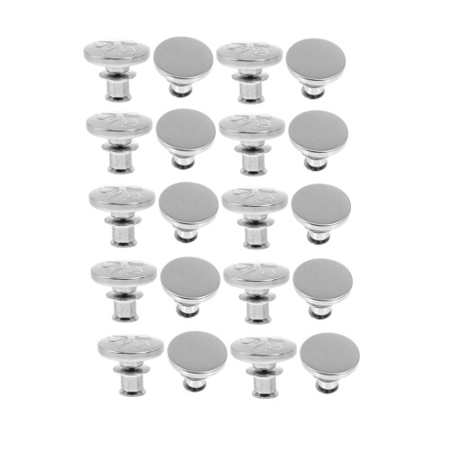 20 Sets Alloy Jeans Fastener Button Replacement