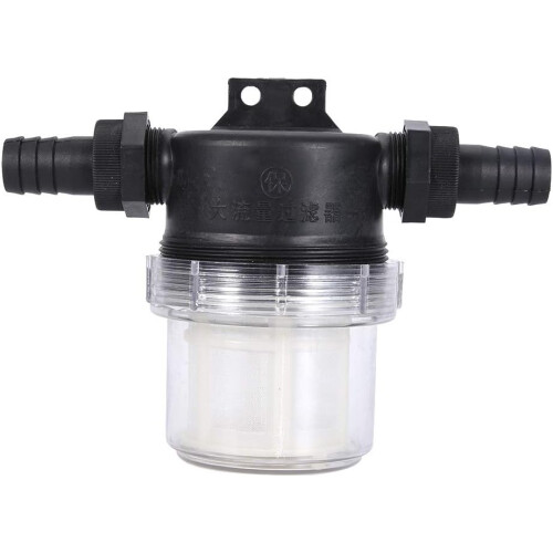 Transparent Inline Mesh Strainer Garden Irrigation 40 Mesh Debris Filter Compatible With Pumps 2