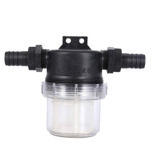 Transparent Inline Mesh Strainer Garden Irrigation 40 Mesh Debris Filter Compatible With Pumps
