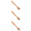 3 Pcs Ice Mallet Wooden Cocktail Muddler Stirring Rod 8