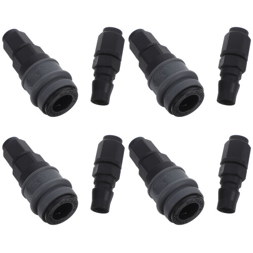 16 Pairs Precision C-Type Plastic Steel Quick Connectors Self-Locking