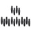 16 Pairs Precision C-Type Plastic Steel Quick Connectors Self-Locking 9
