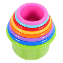 16 Pcs Stacking Cups For Rabbits Food Holder And Toy