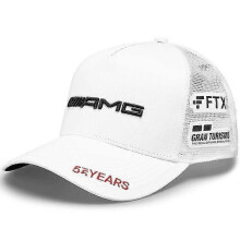 (White) Mercedes Benz Logo Breathable Baseball Cap Adjustable Sport Hat for Men Women