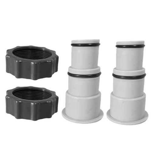 8 Pcs Pool Filter Pump Hose Adapters Accessories