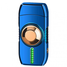 (C)LED Light Fidgets Spinners Lighter Lightweight Multi-Use Vintage Lighter for Indoor Outdoor