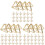 90 Pcs Triangle Paper Clips For Wedding Invitations And Projects 4
