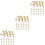 90 Pcs Triangle Paper Clips For Wedding Invitations And Projects 7