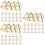 90 Pcs Triangle Paper Clips For Wedding Invitations And Projects 9