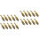 20 Pcs Plasterboard Plug Fixing Screws Home Hardware Golden 4