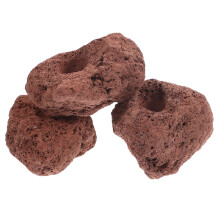 12 Pcs Ceramic Volcanic Rocks Plant Pot Ring For Aquarium