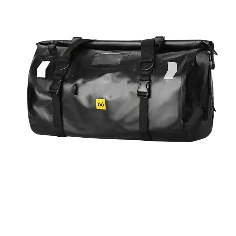 Motorcycle Saddle Bags For Bmw R1200gs R1250gs Waterproof Tail Bag 66L 40L Rear Seat Luggage Roll Pack Black 9354506156114