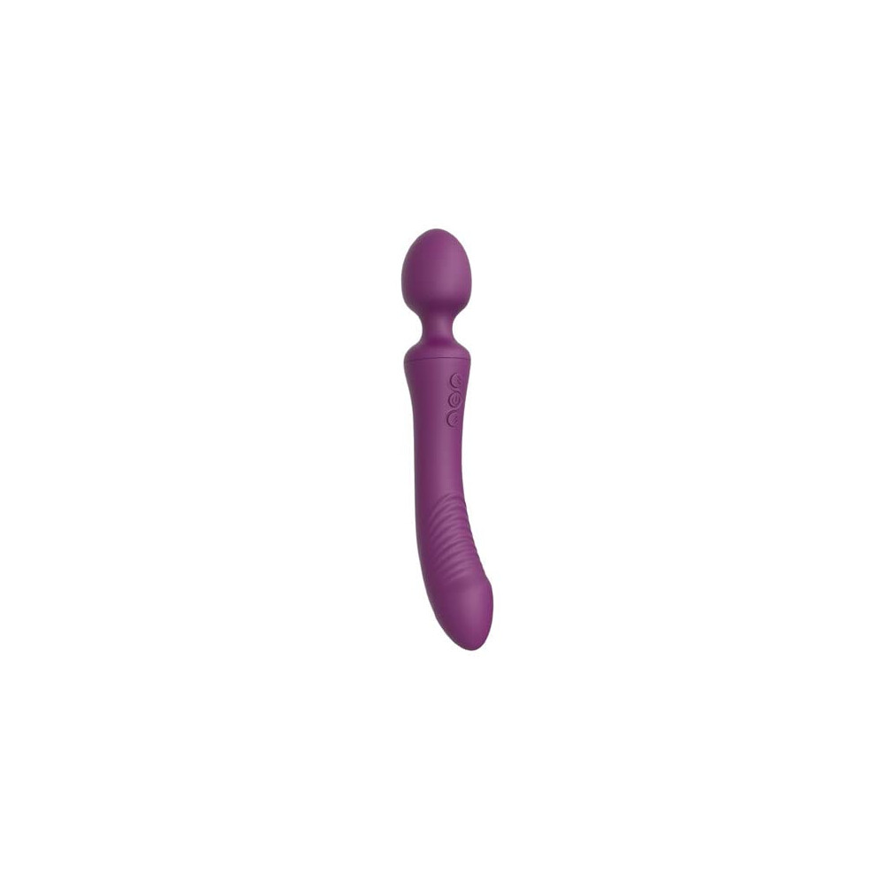 Purple Bullet Massage Rod 10 Modes Waterproof Electric Massager Handheld Personal Bullet Tool For Women