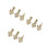 9 Pcs Unfinished Wooden Nutcracker Figures For Christmas Crafting 6