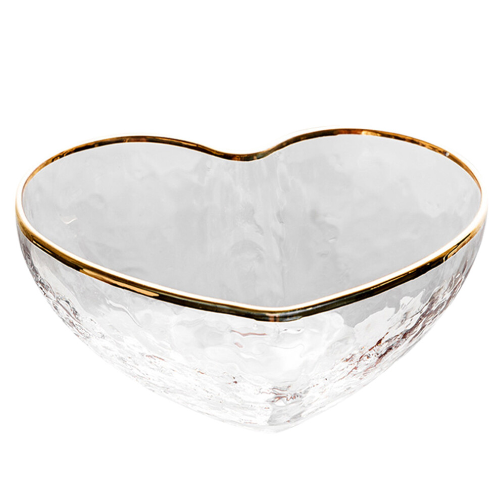 2Pcs Transparent Glass Heart Shaped Bowl For Fruit Salad And Breakfast-image-OPC-PKYGRJG-NEW