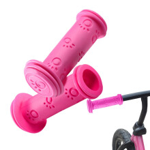 Mountain Bike Grips 2 Pieces Soft Rubber Handlebar Grips Ergonomic For Kids Bikes Waterproof Cute Balance Bike Cover
