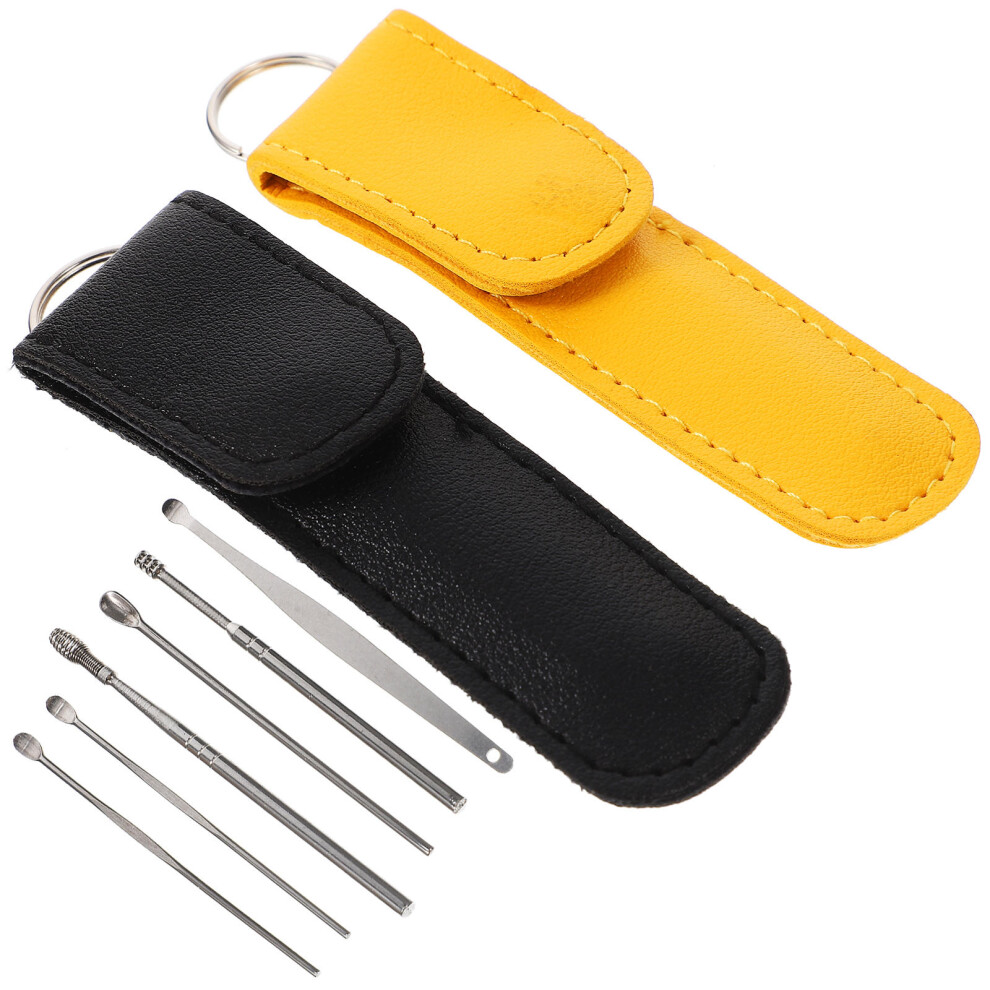 Aboofan Light 12 Sets Metal Ear Wax Picker Cleaning Tool Set