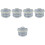 5Pcs Japanese Mini Ceramic Stew Pot With Lid 6