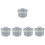 5Pcs Japanese Mini Ceramic Stew Pot With Lid 7