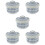 5Pcs Japanese Mini Ceramic Stew Pot With Lid 10