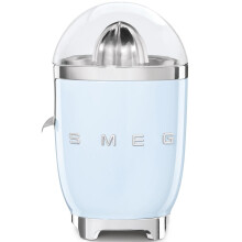 Smeg Citrus Juicer, Aluminium, 70W, Pastel Blue CJF11PBUK