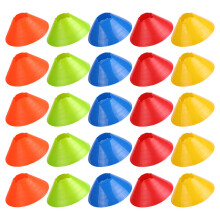 50 Pcs Football Training Disc Cones Agility Soccer Training Supplies