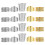 80 Pcs Diy Copper Sewing Thimble For Cross Stitch Finger Protector 10