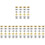 80 Pcs Diy Copper Sewing Thimble For Cross Stitch Finger Protector 2