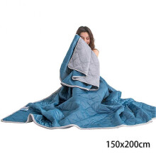 (150x200cm,Lake Blue)Cooling Blanket for Hot Sleeper Cooling Blanket Duvets for Hot Sleeper Night Sweats for Home/Office