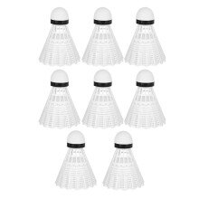 8Pcs Lighting Nylon Shuttlecocks For Badminton Replacement