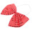 5Pcs Large Red Sequin Bow Tie For Holiday Stage Use 3